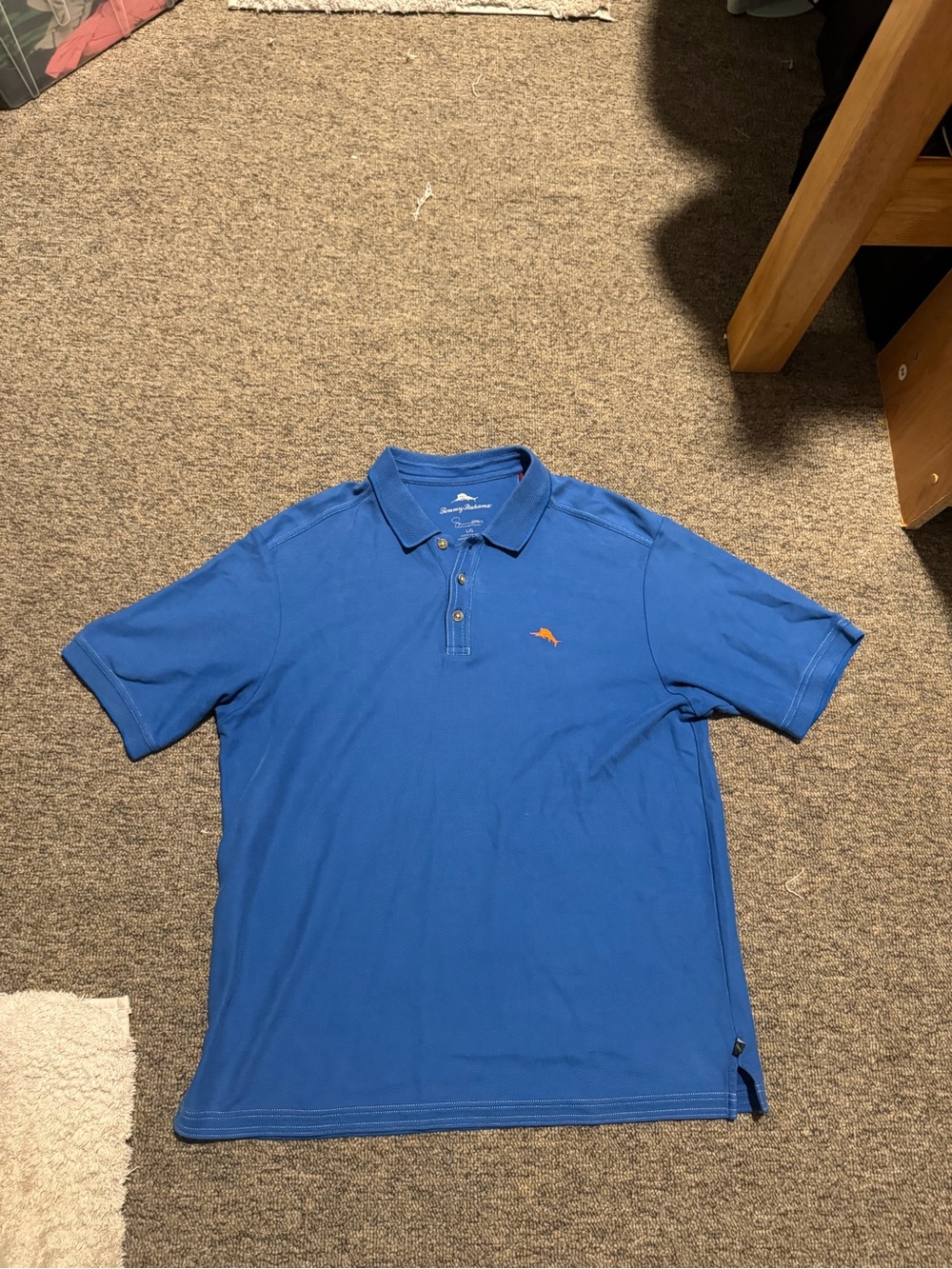 Tommy Bahama Men’s Pima Cotton Blue Polo Shirt